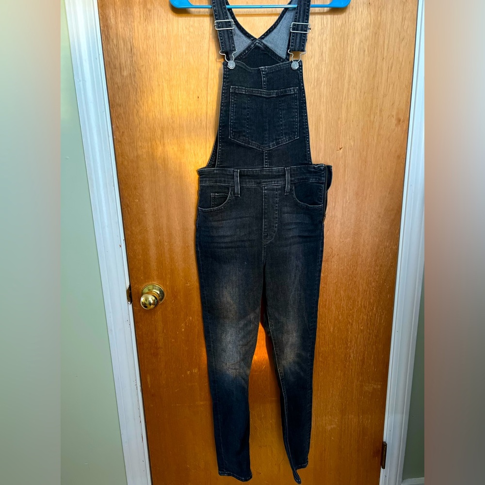 Levi black overalls